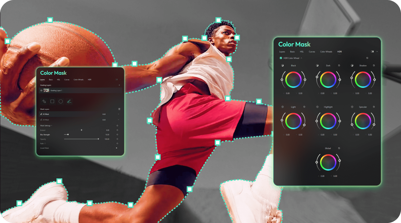 Color Mask for Precise Color Correction