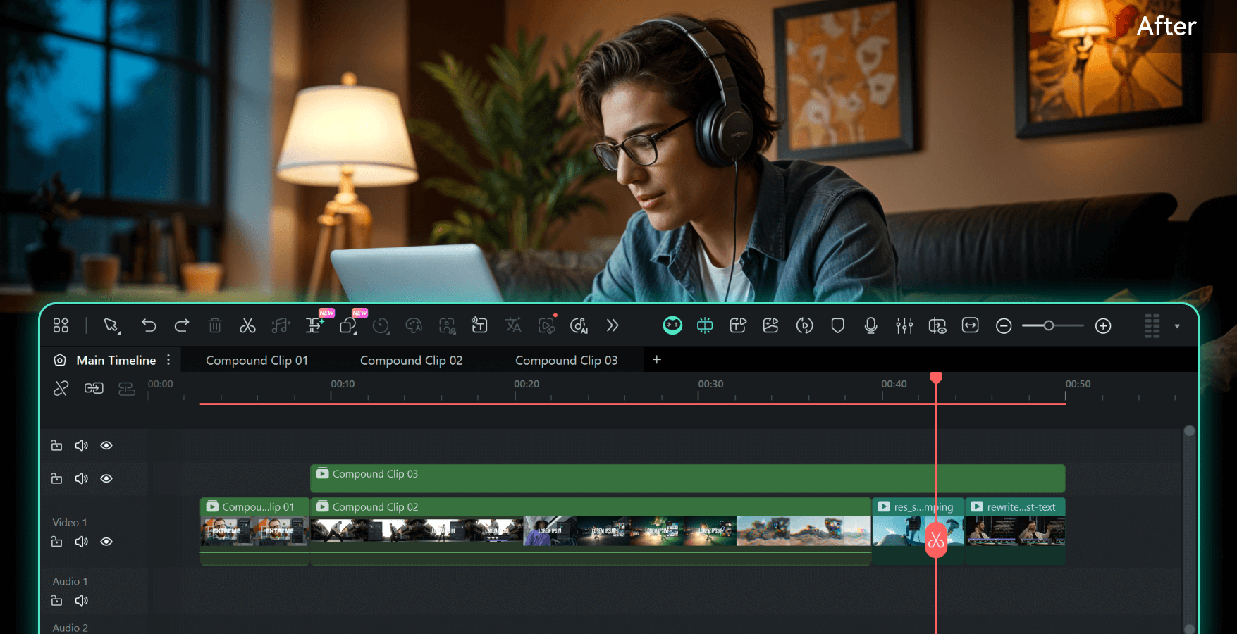 what is compound clip