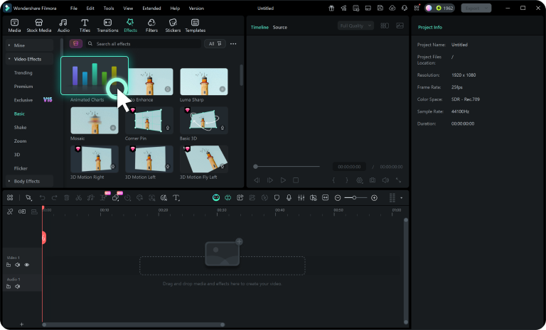 open the animated chart video maker