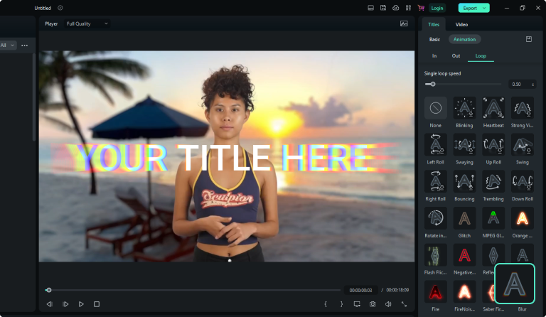 edit and customize video text