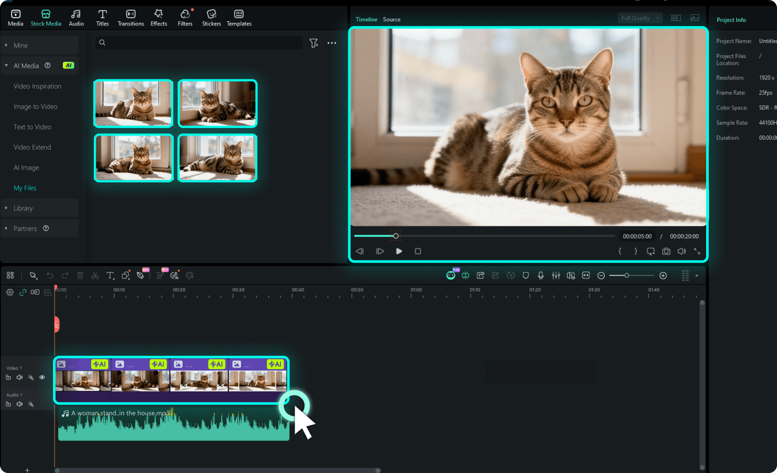 Download or Edit on the Timeline