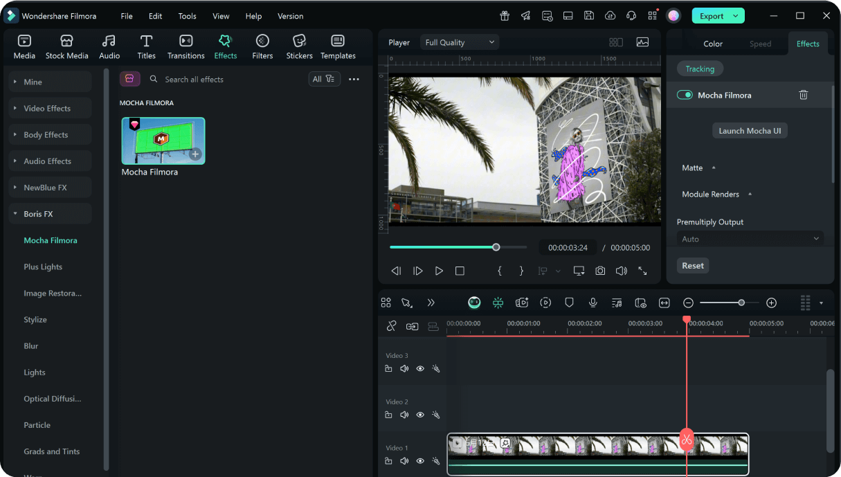continue editing in filmora