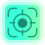 solid planar tracking icon