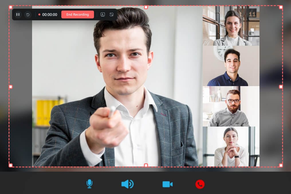 screen recorder for presentations and meetings