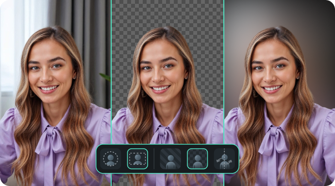 screen recorder with webcam blur or removal feature