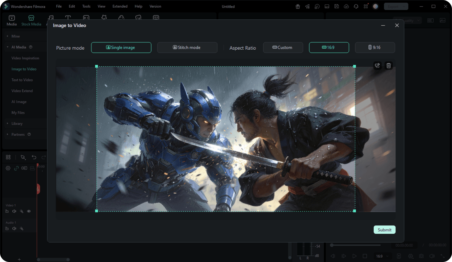 Select Seedance 2.0 Quality Mode