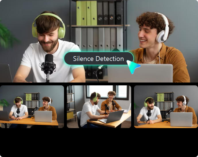 ai silence detection with batch processing
