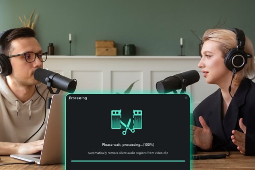  podcasts 自動去除無聲片段