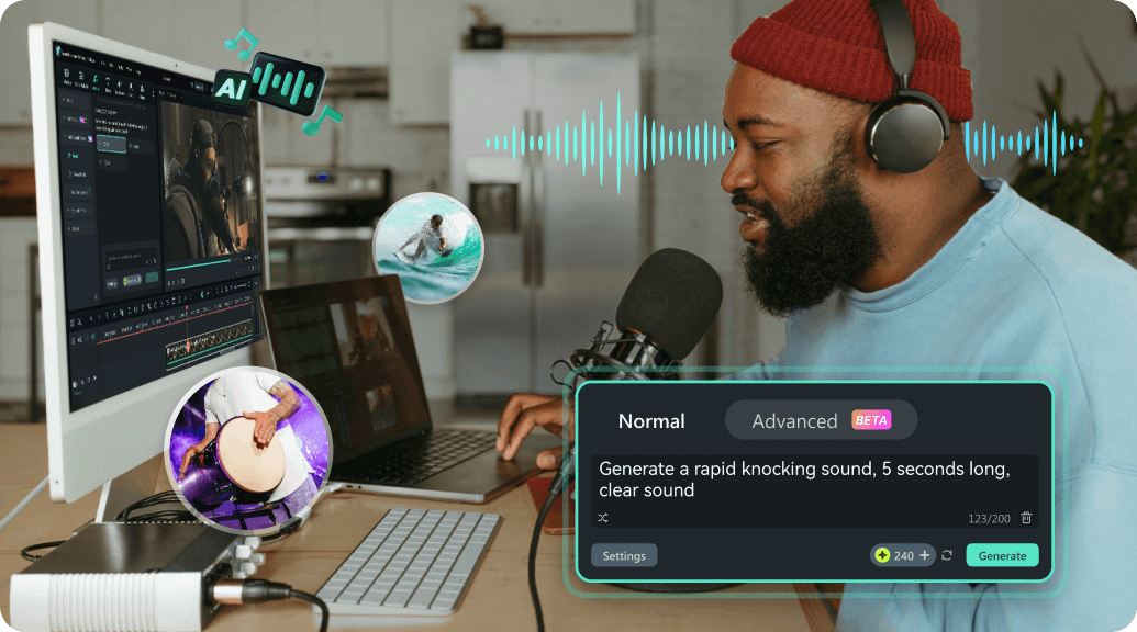 text to sound effect