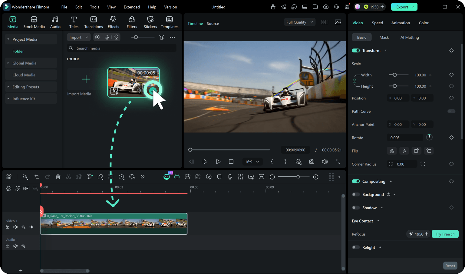 import video to speed ramping video editing software