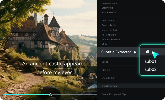 ai automatic subtitle extractor
