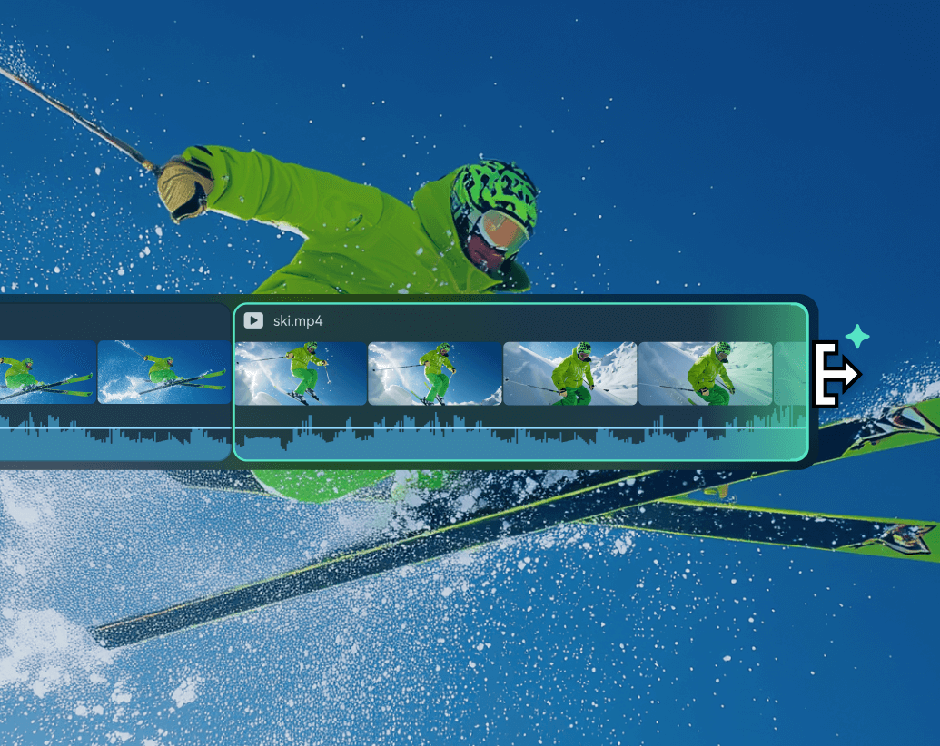 ai powered timeline video editor
