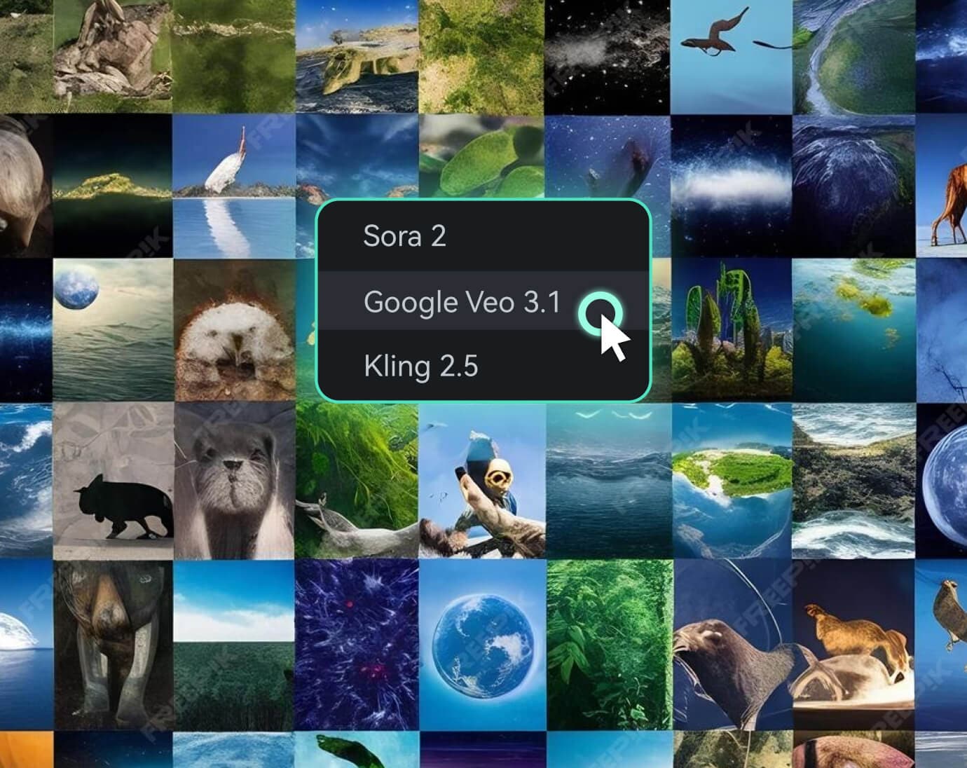access multiple ai video models like veo 3.1, sora 2, kling 2.5