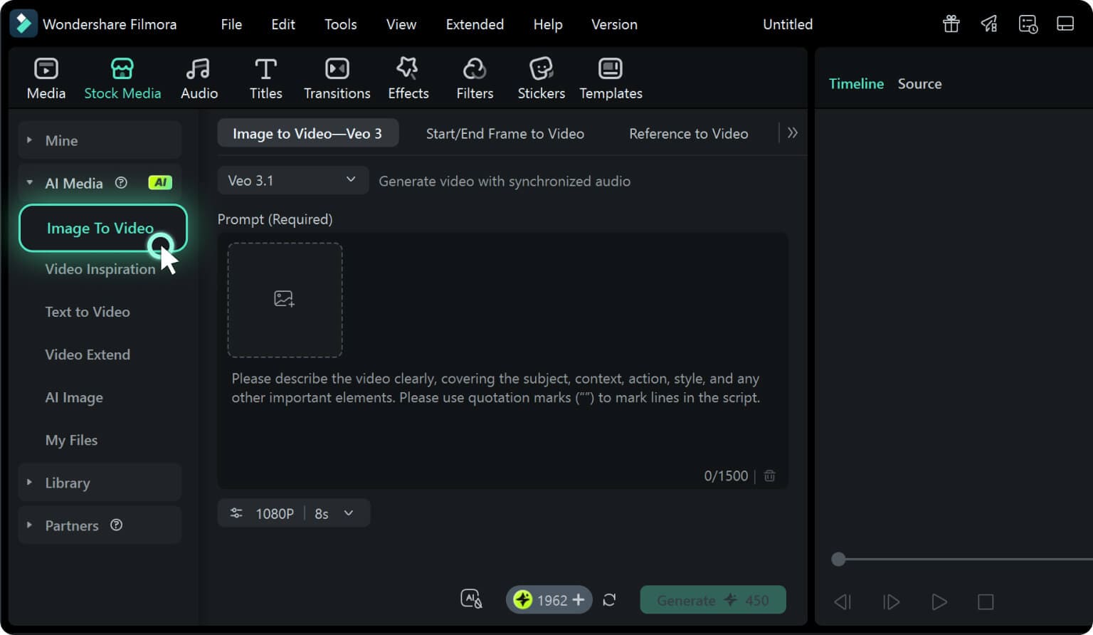 access veo 3.1 image to video