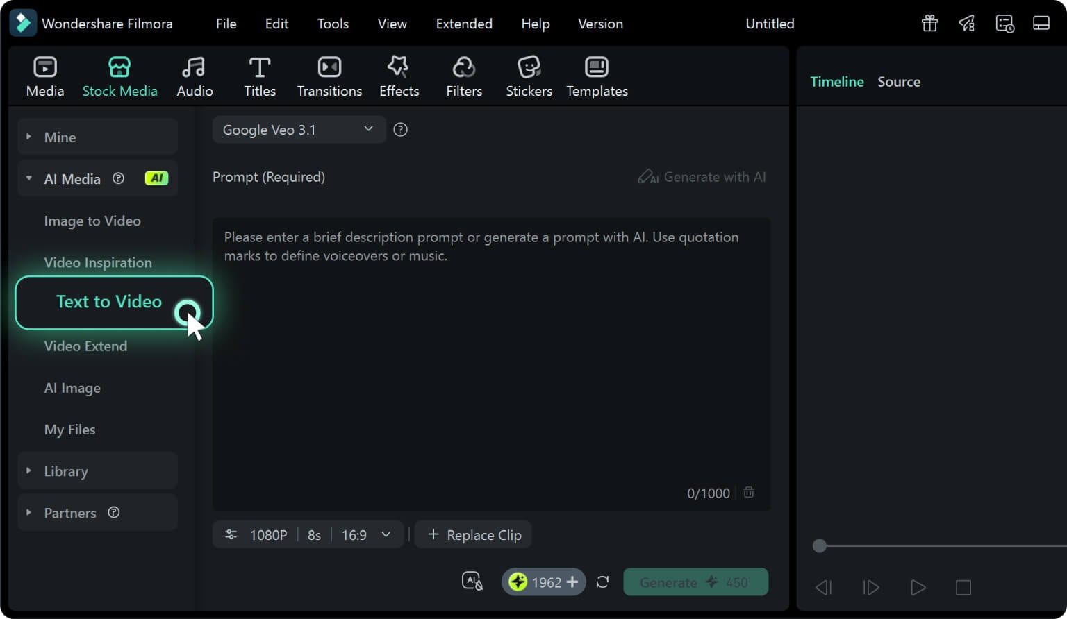 access ai text to video