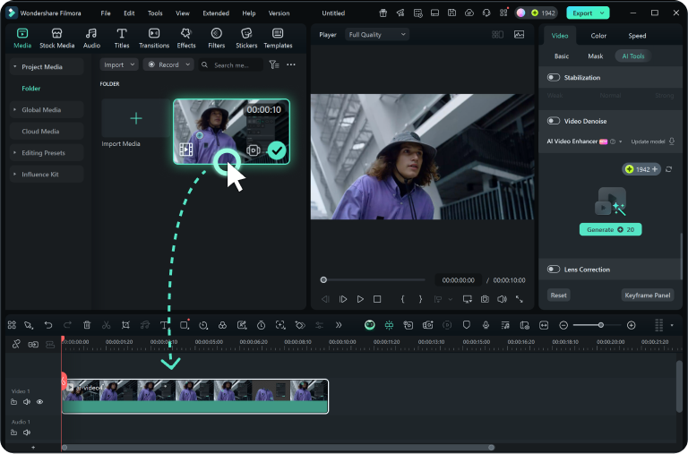 import video to speed ramping video editing software