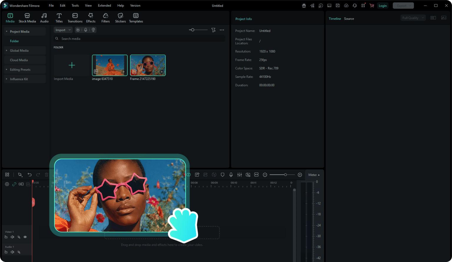 import video to create mask