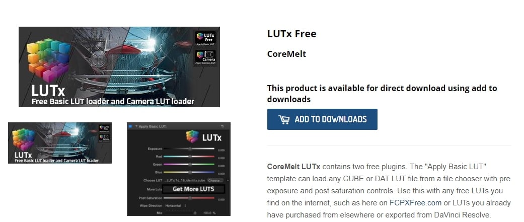 CoreMelt LUTx