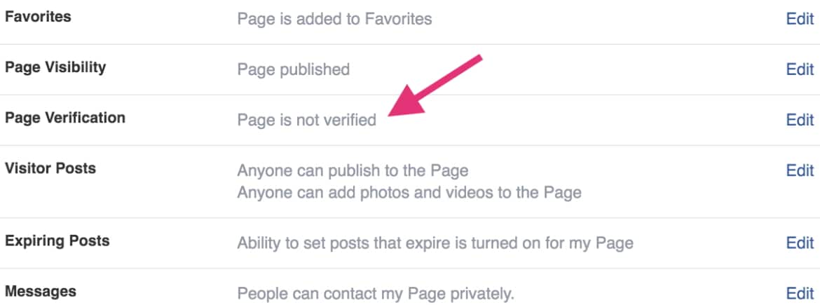 Cara mendapatkan verifikasi pada halaman Facebook Anda