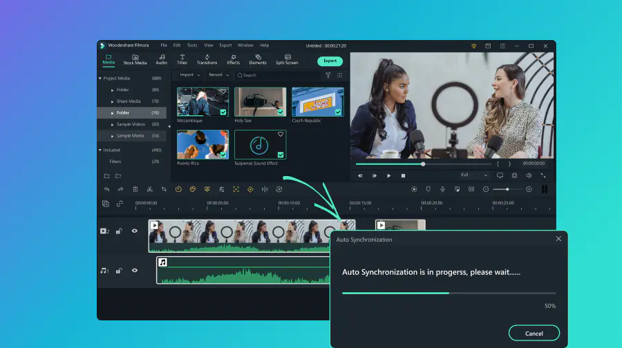 wondershare filmora ai video editor