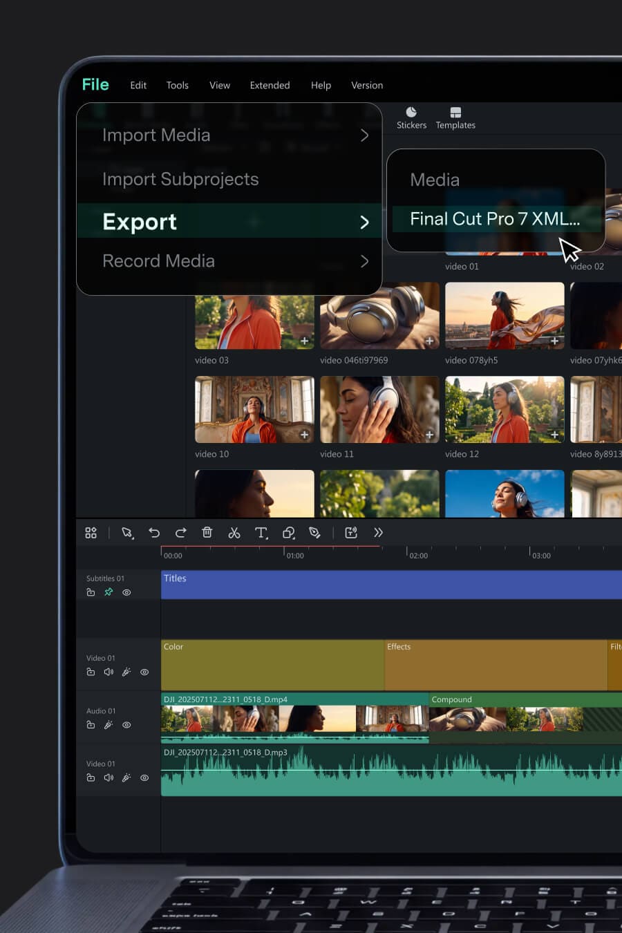 Filmora Editing Workflow