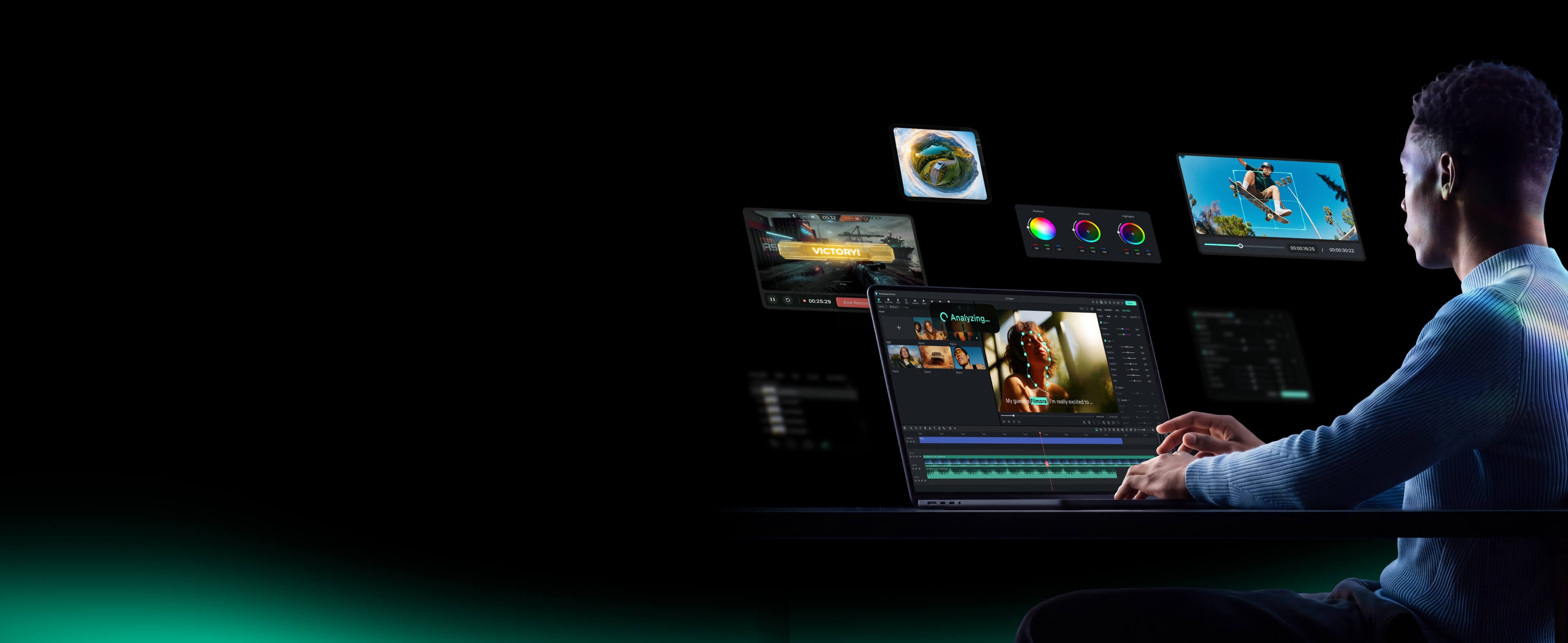 Filmora video editor interface for Mac