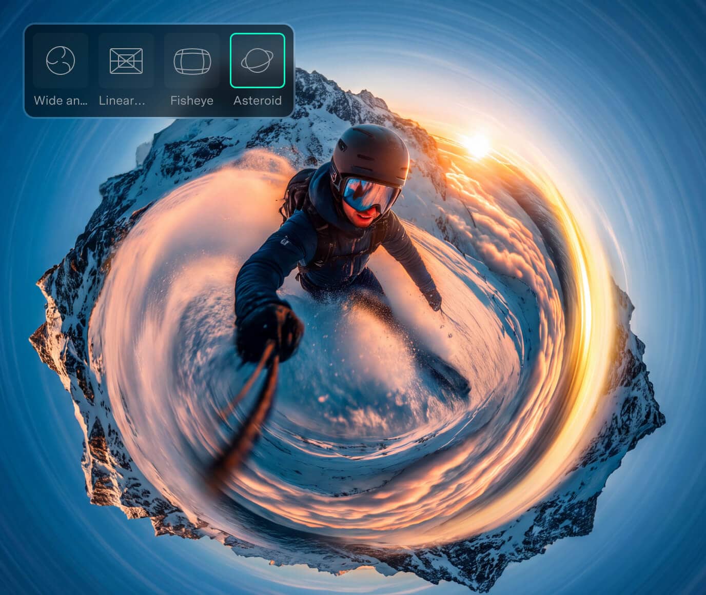 360 video editing and reframing on Mac