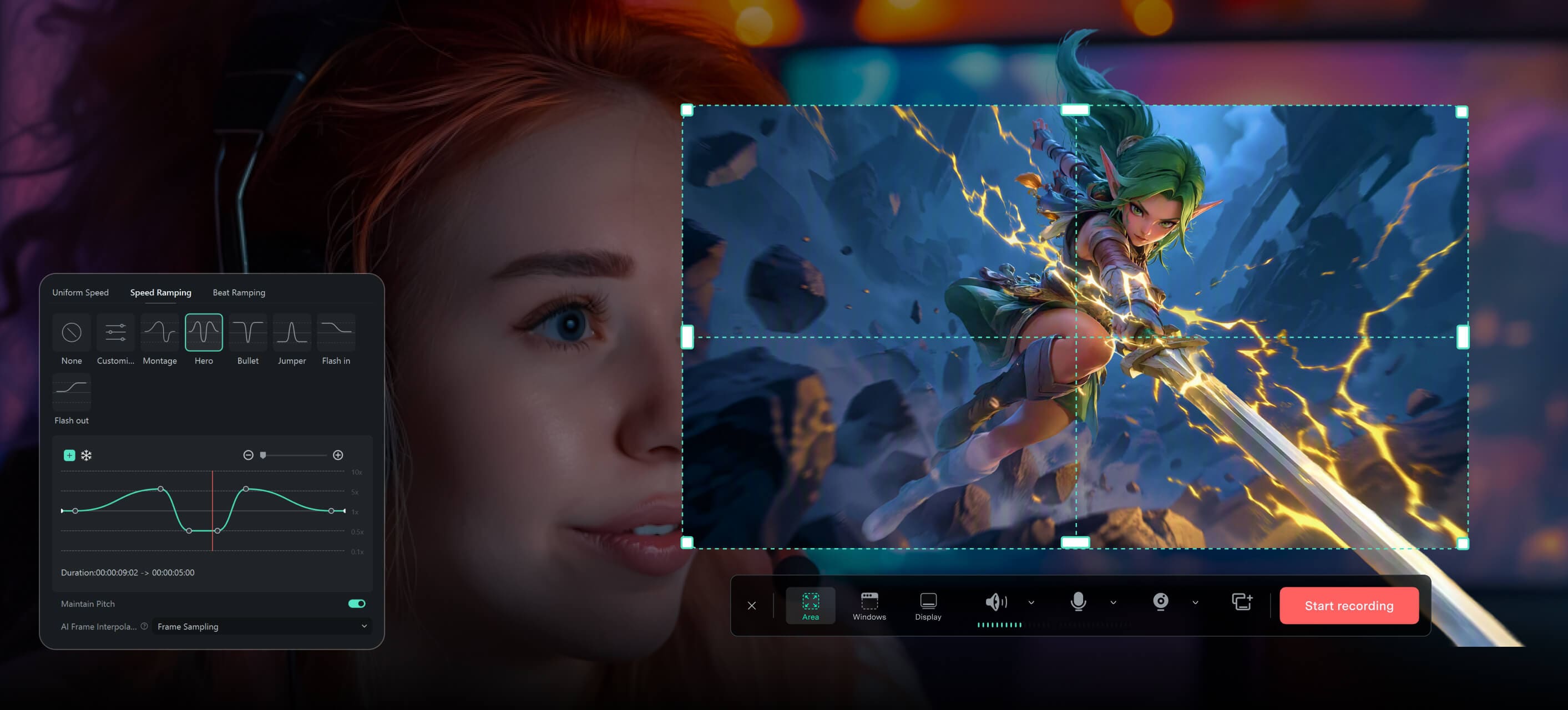 Game Recording and gaming video editing on Windows