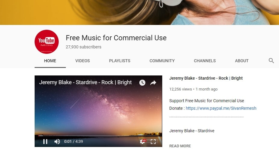 Música gratis para uso comercial