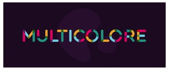 Multicolore Animated Typeface
