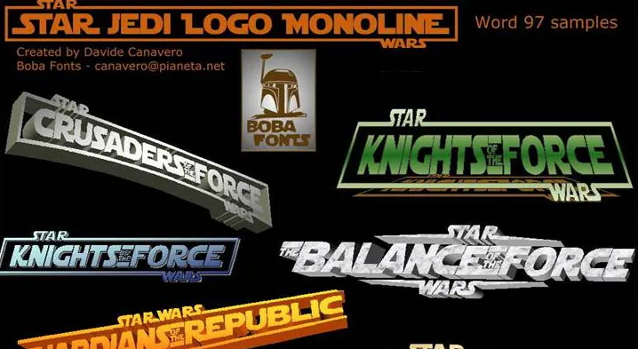 what font on word for mac is closest to the star wars font?