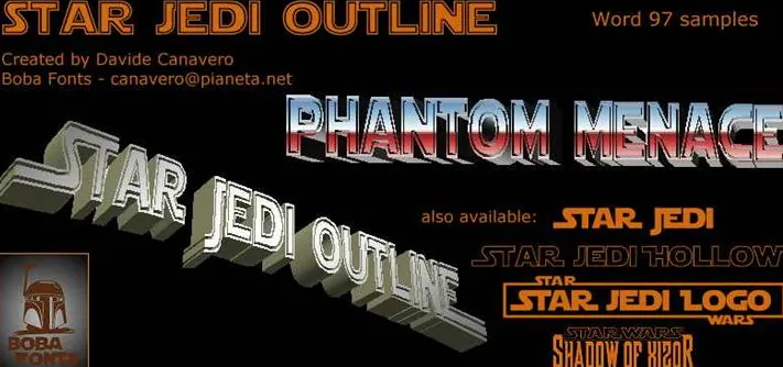 Outline Star Jedi