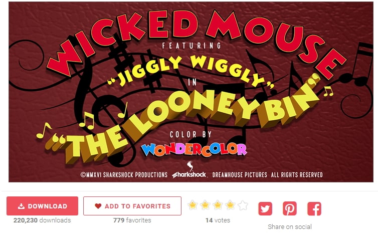 animated font Wicked Mouse 