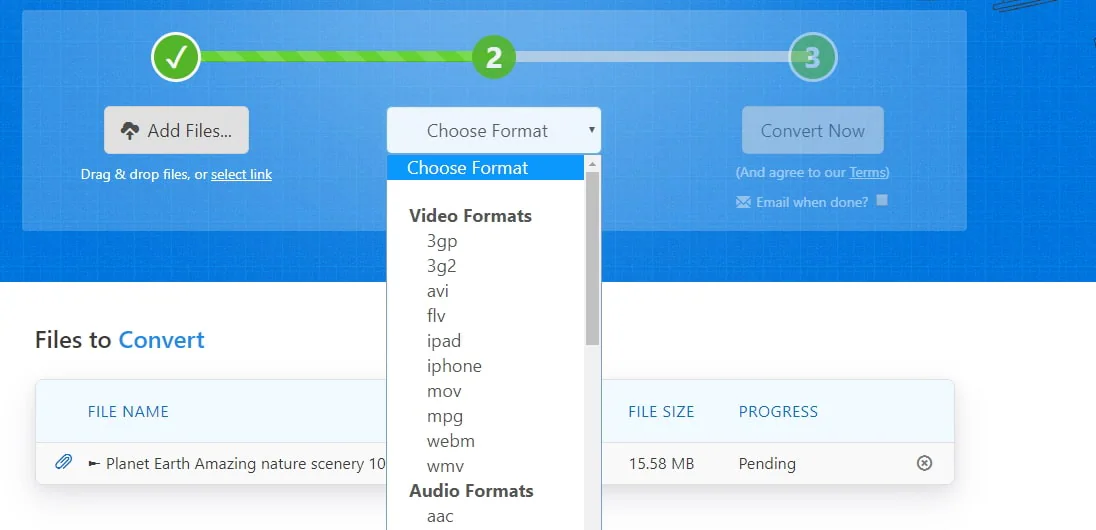 how to convert video files for filmora