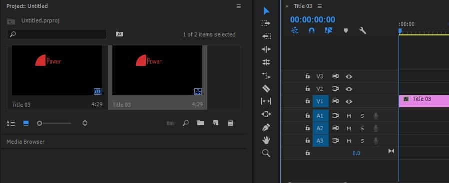 adding words to videos in premiere