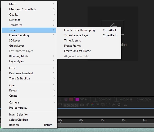 rotate video in after effects -2