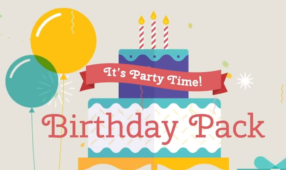 birthday title after effects template free download