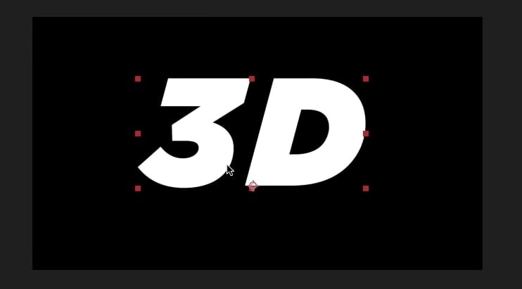 напечатать 3d текст после эффектов