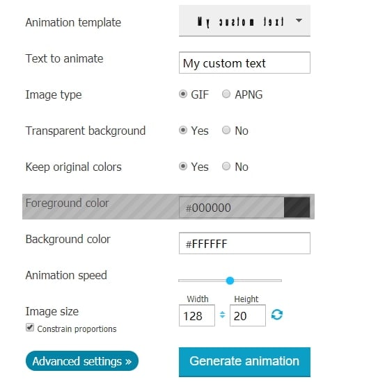 animated 3d writing text generator