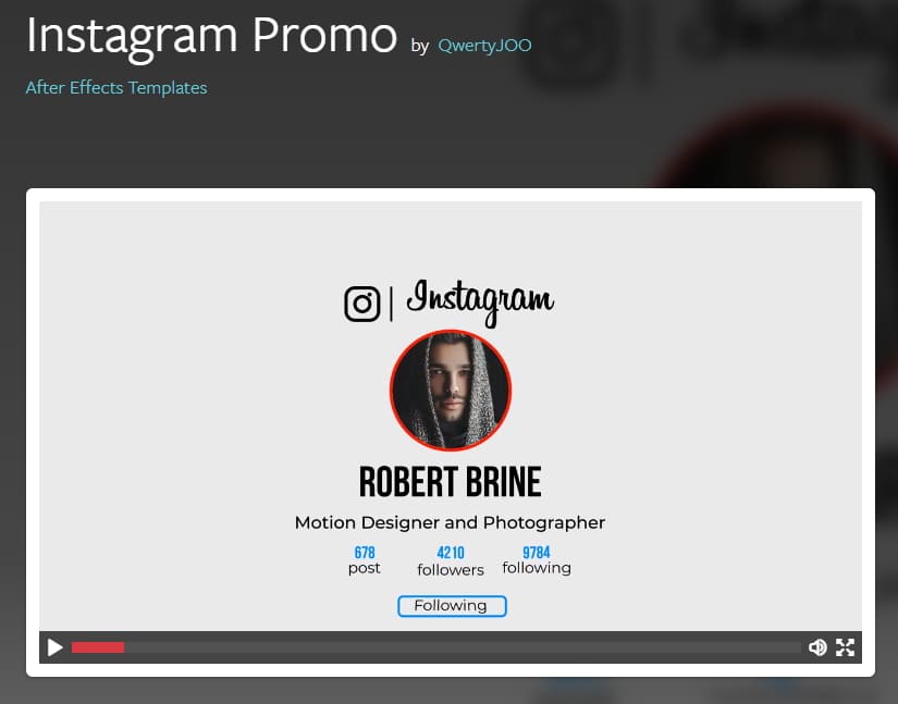 Instagram Live Promo Template najasfashion