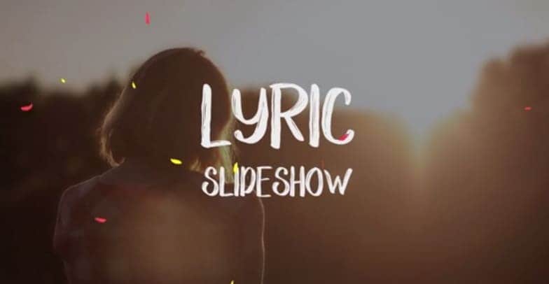 Lyric Slideshow