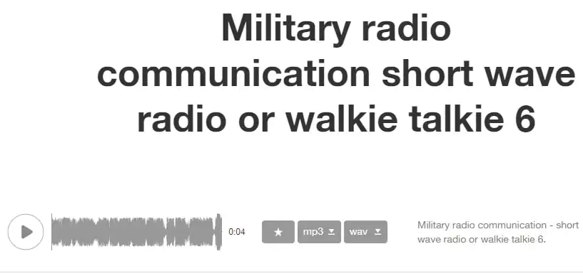 Military radio