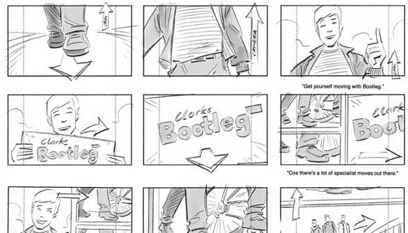 Storyboard for cinematic look