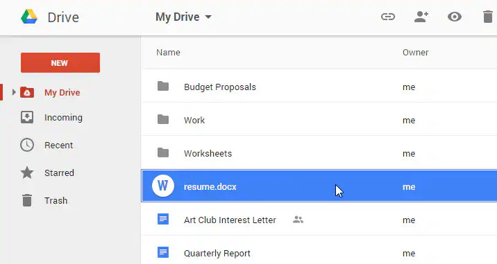 how to use google drive to send large files