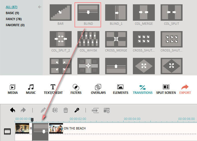 merge mp4 with transition