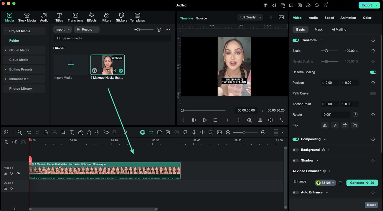 add video to tool’s timeline