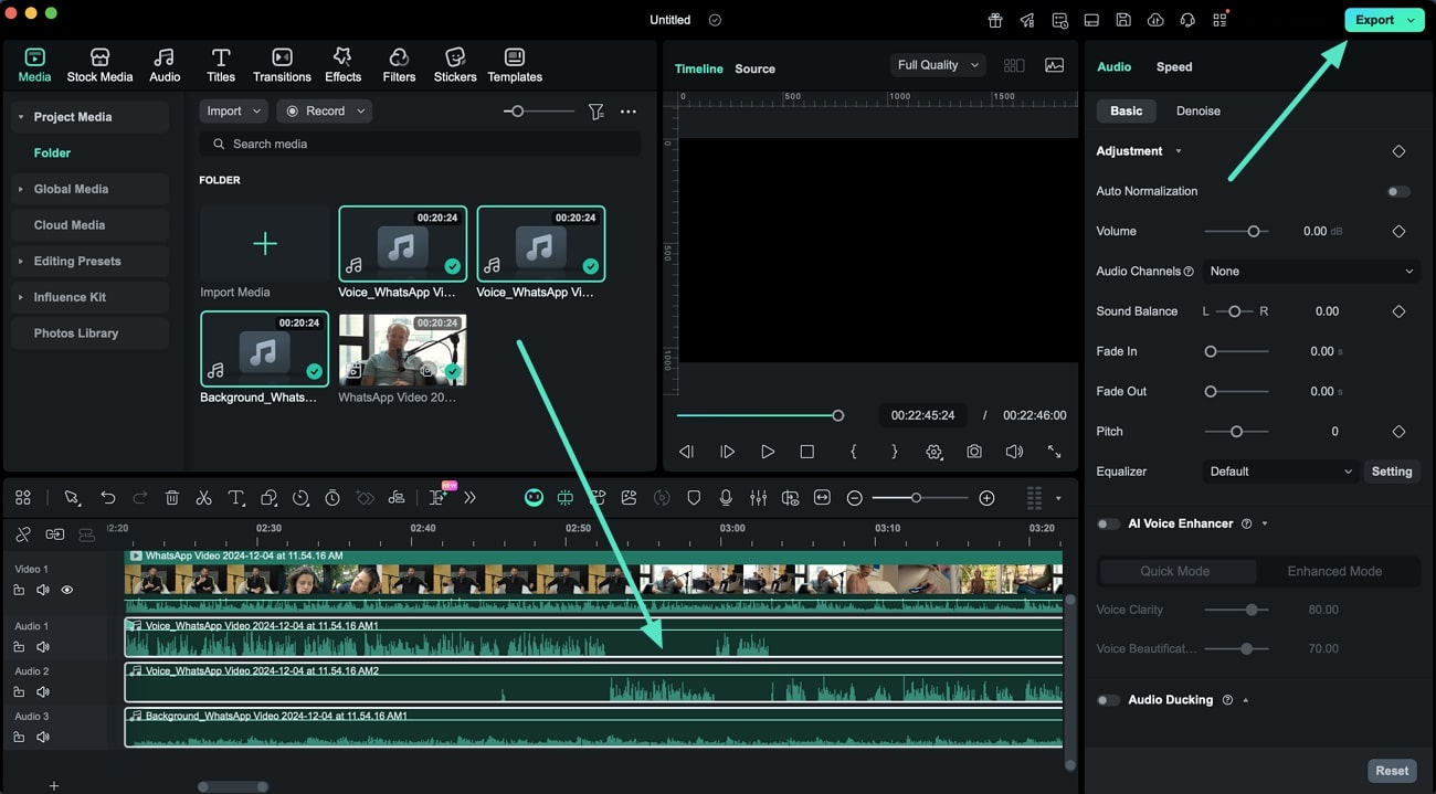 view removed vocals in detailed mode