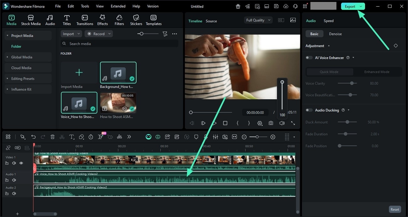 modify audio and save
