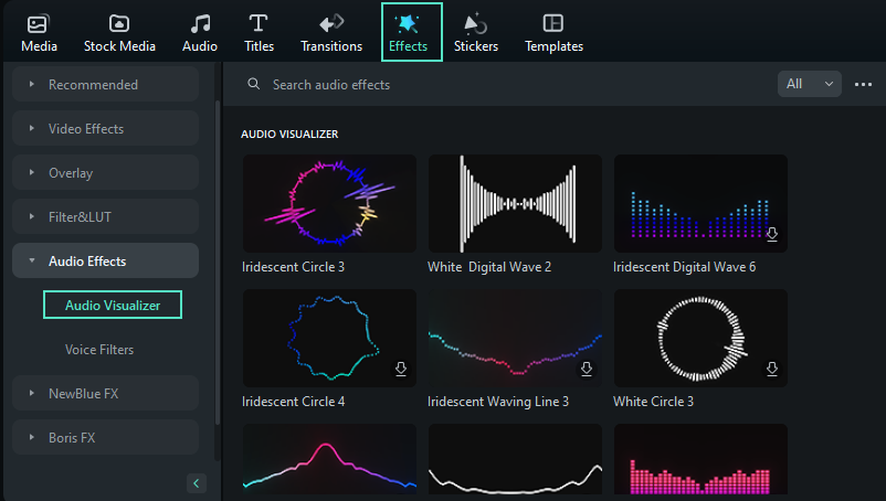 Efek Audio Visualizer