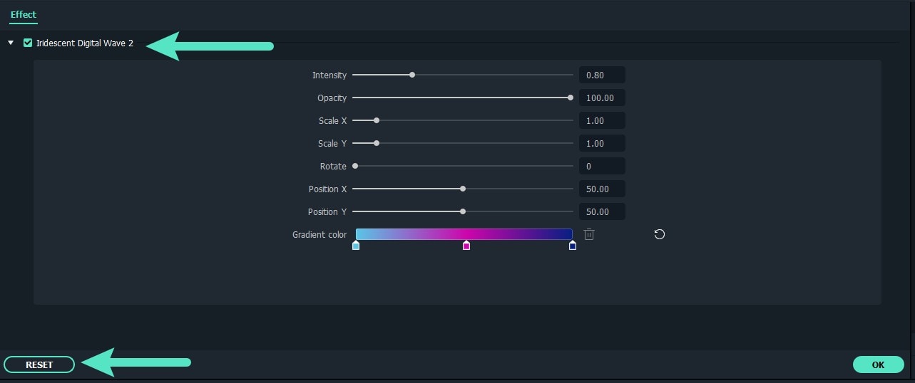  Modifier les propriétés du Visualiseur audio 